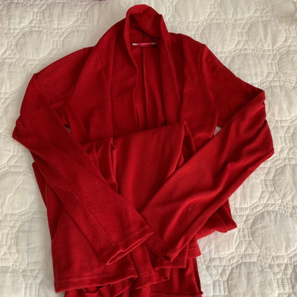 Long sweater duster